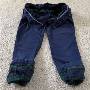 GAP Flannel Lined Pants 29 x 30 Slim Gently Used Fully Lined Including Pockets